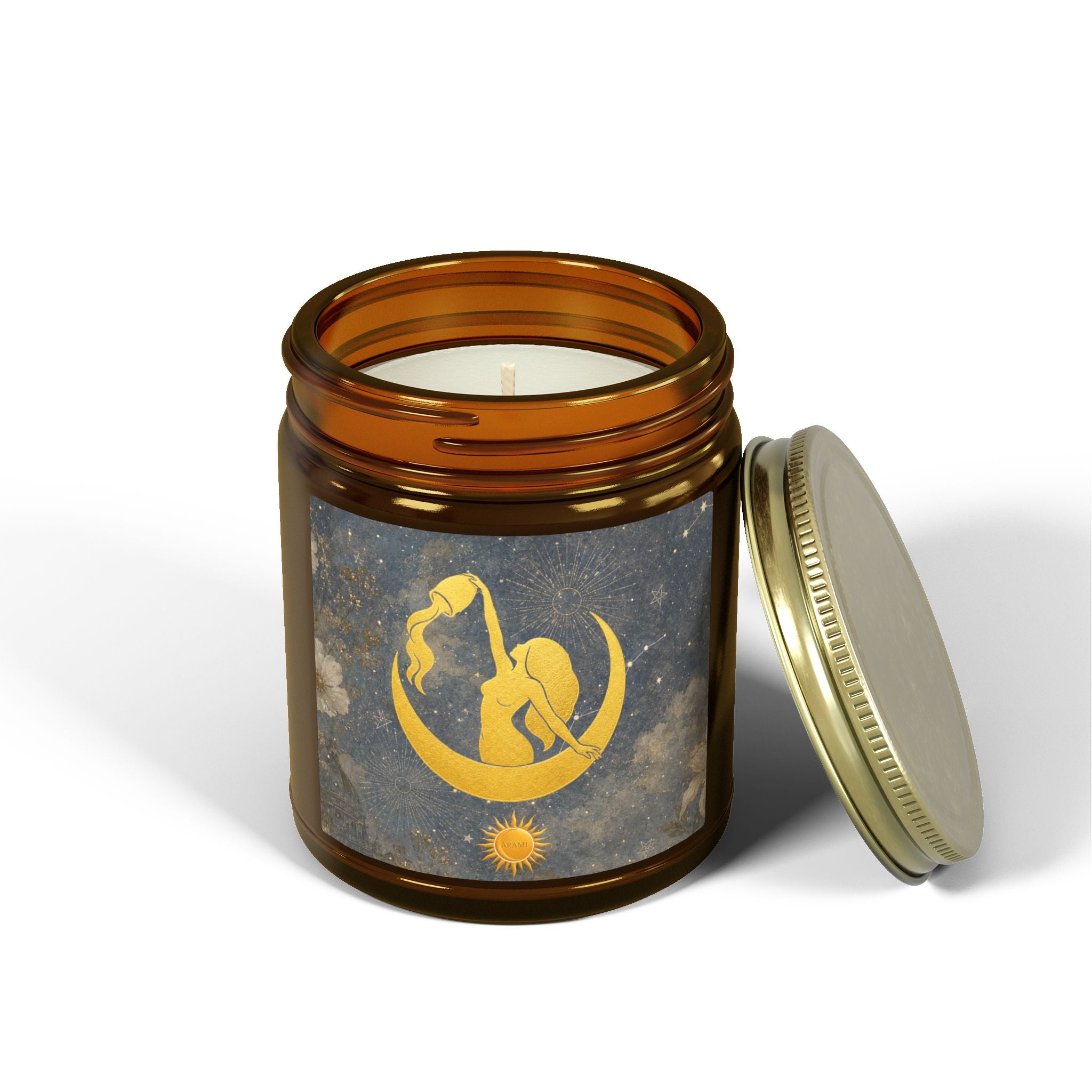 Aquarius Muse Candle | Coconut Wax Zodiac Candle