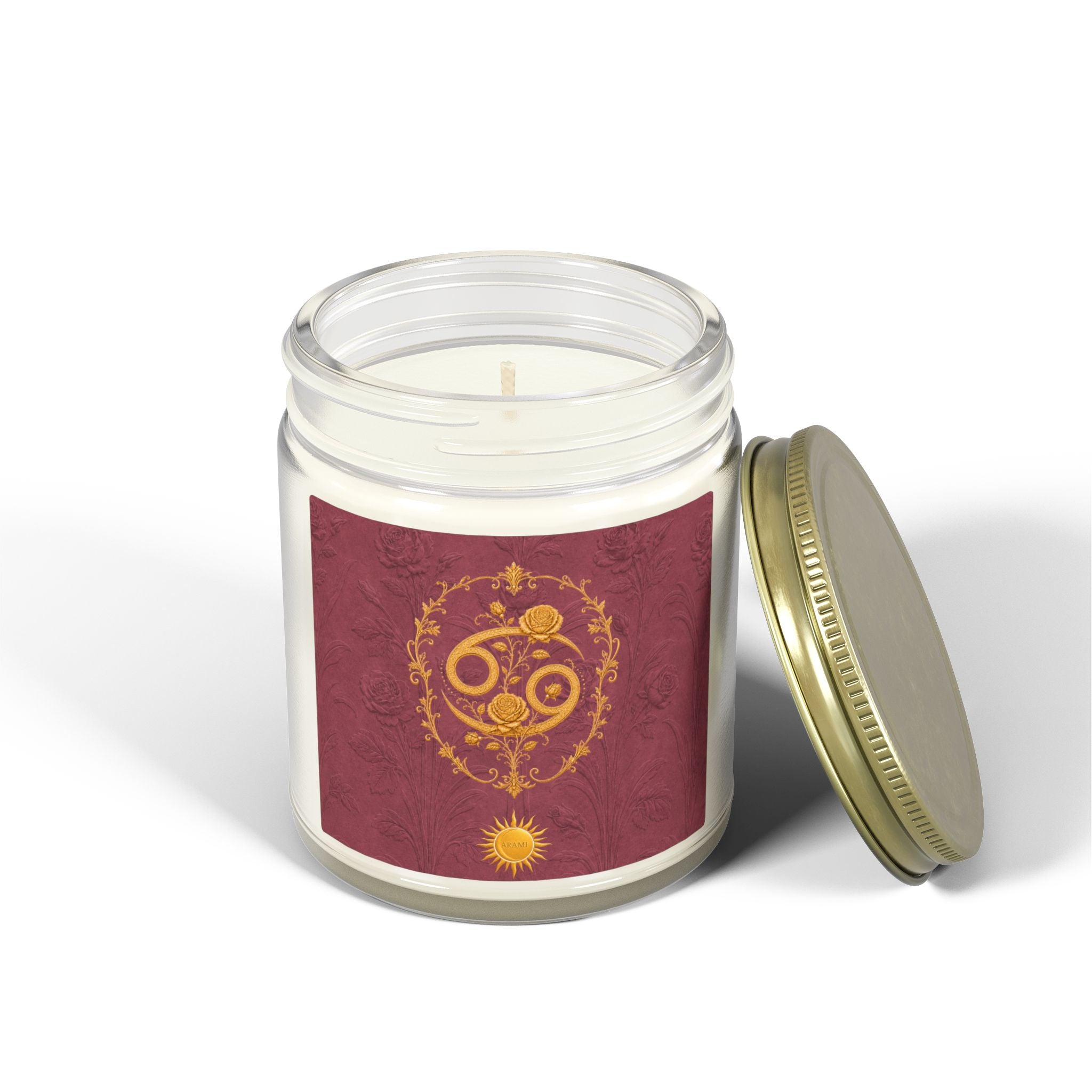 Cancer Emblem Candle | Coconut Wax Zodiac Candle