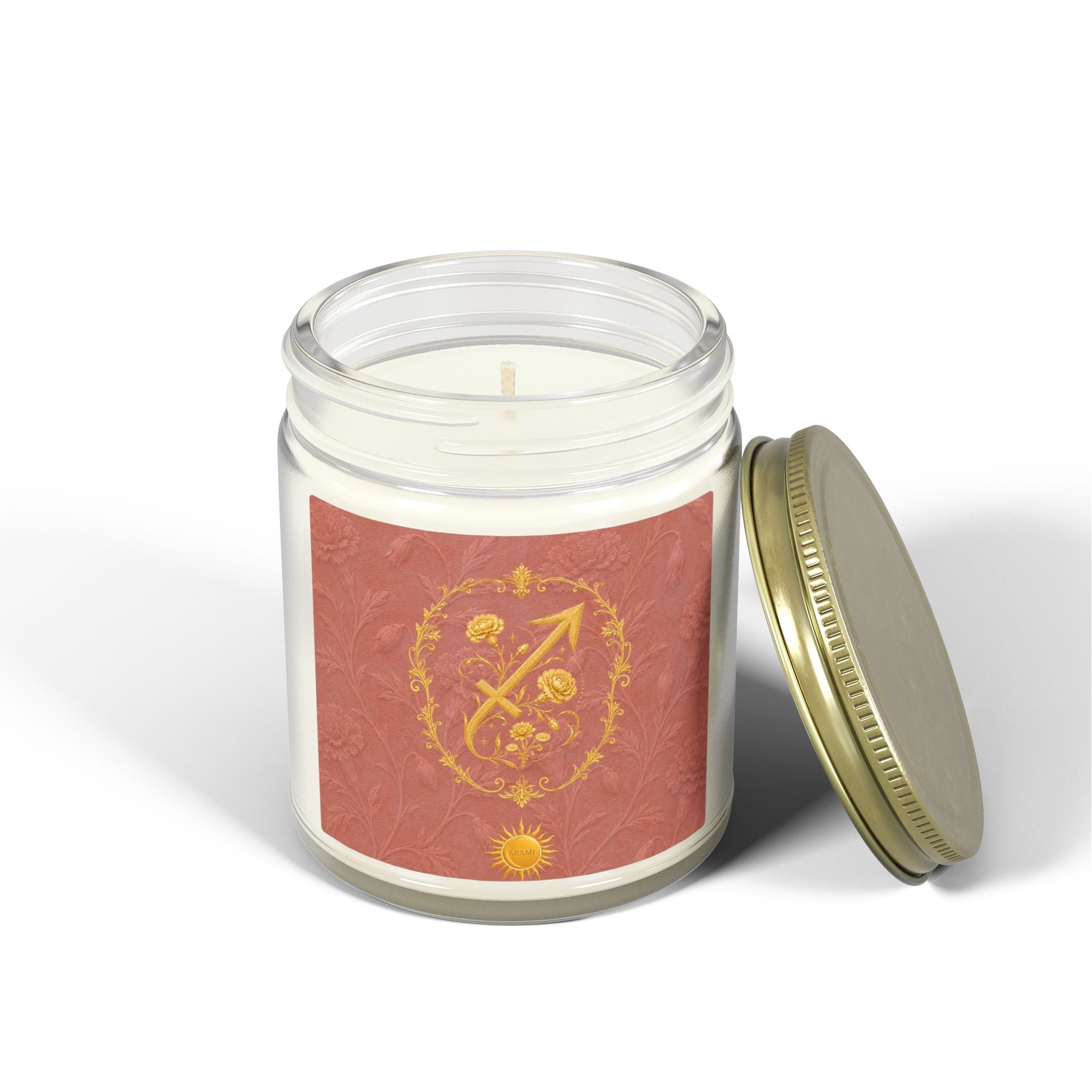 Sagittarius Emblem Candle | Coconut Wax Zodiac Candle