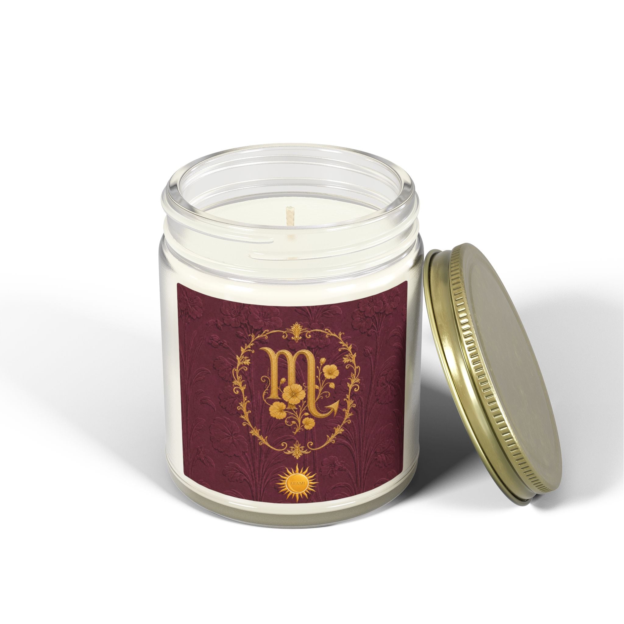 Scorpio Emblem Candle | Coconut Wax Zodiac Candle