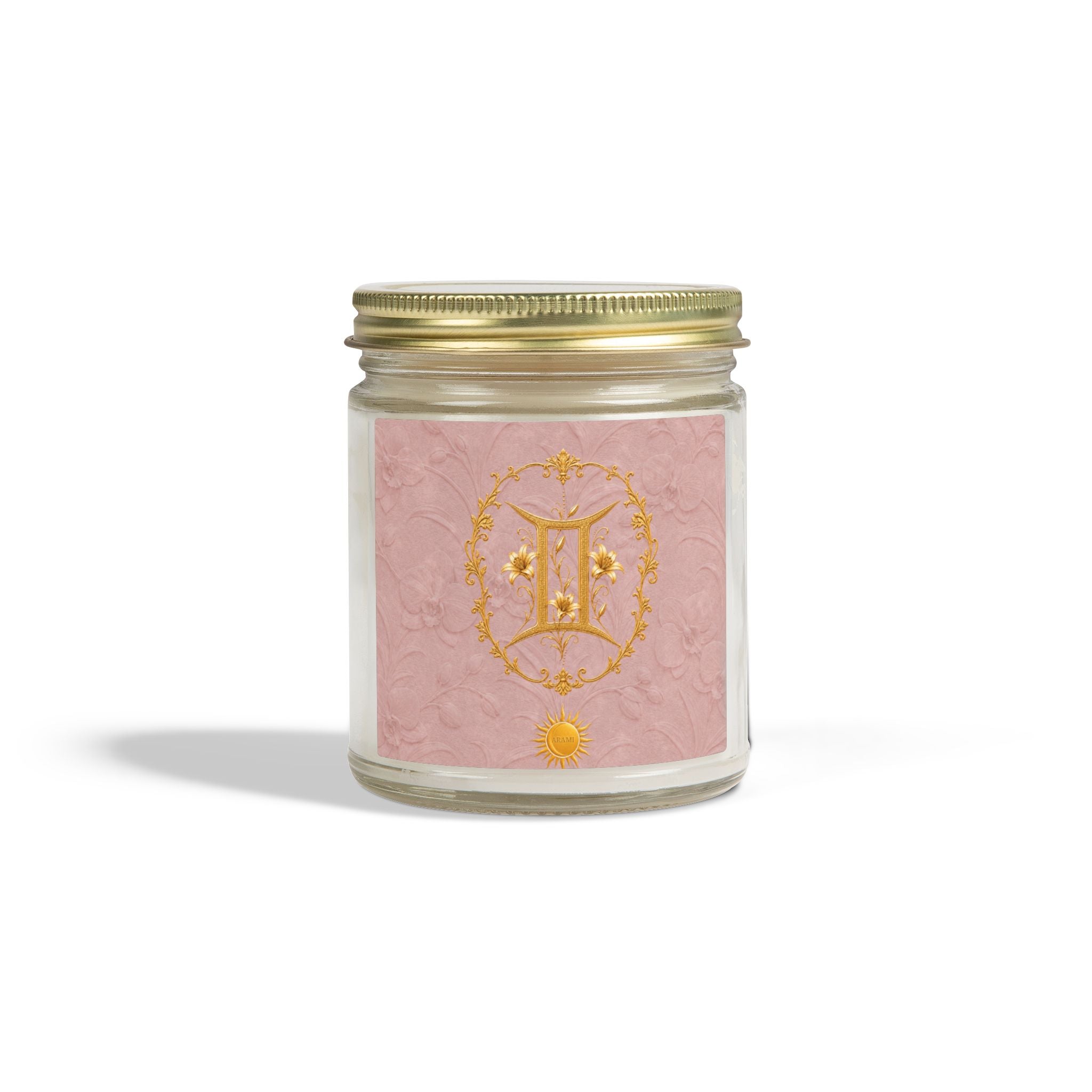 Gemini Emblem Candle | Coconut Wax Zodiac Candle