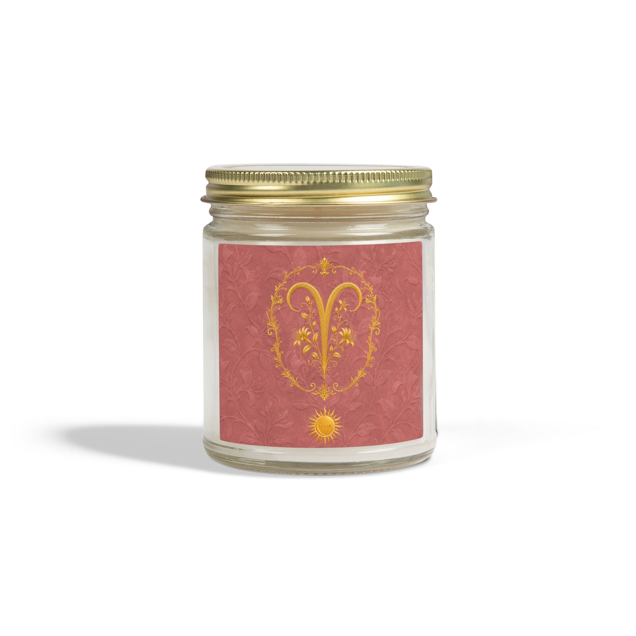 Aries Emblem Candle | Coconut Wax Zodiac Candle