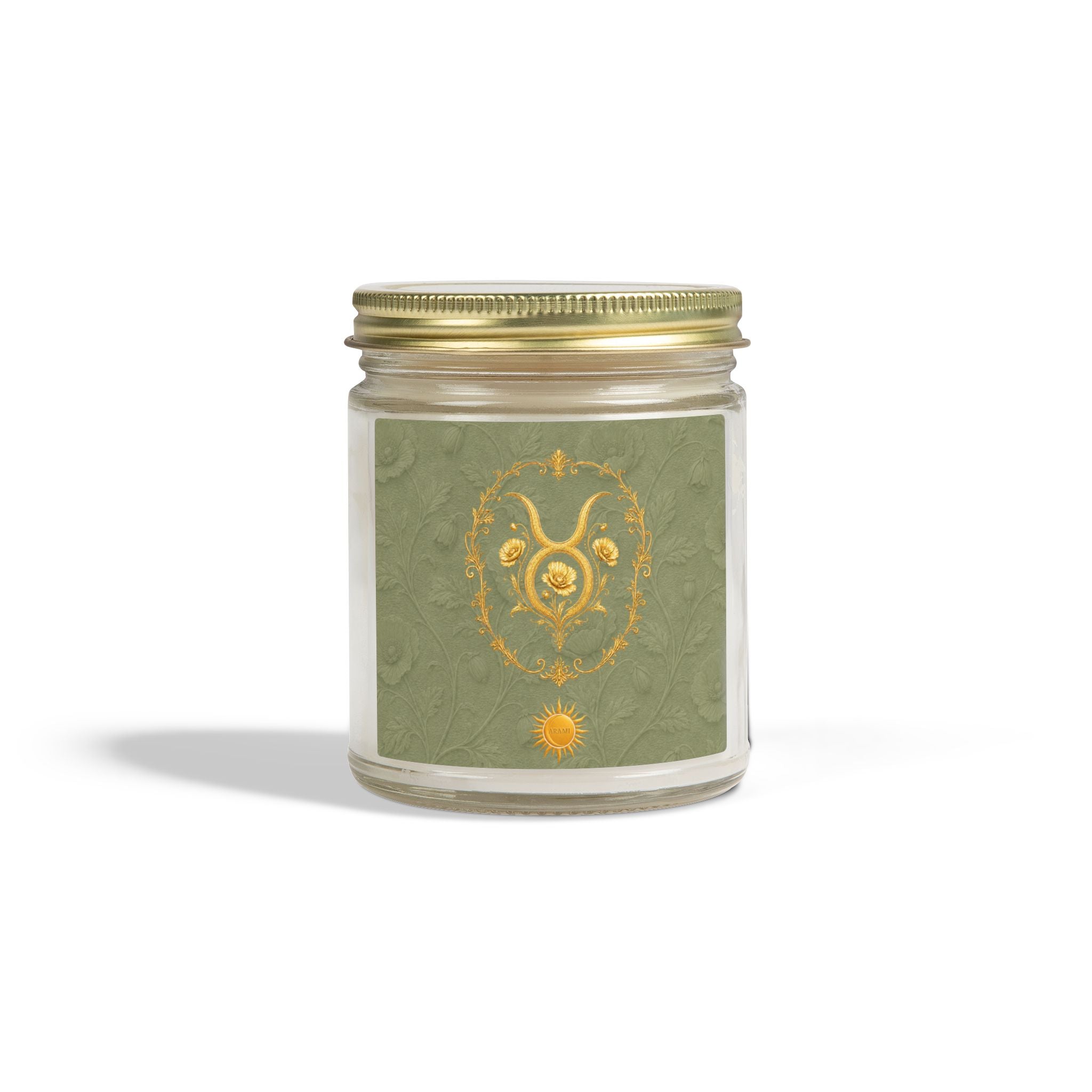 Taurus Emblem Candle | Coconut Wax Zodiac Candle