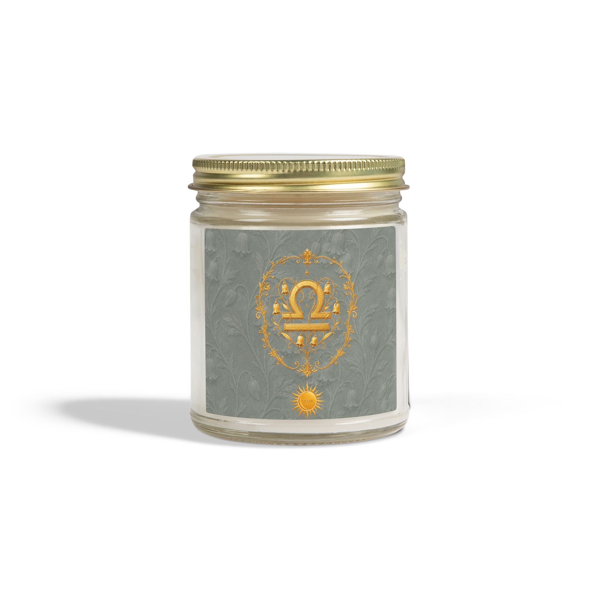 Libra Emblem Candle | Coconut Wax Zodiac Candle