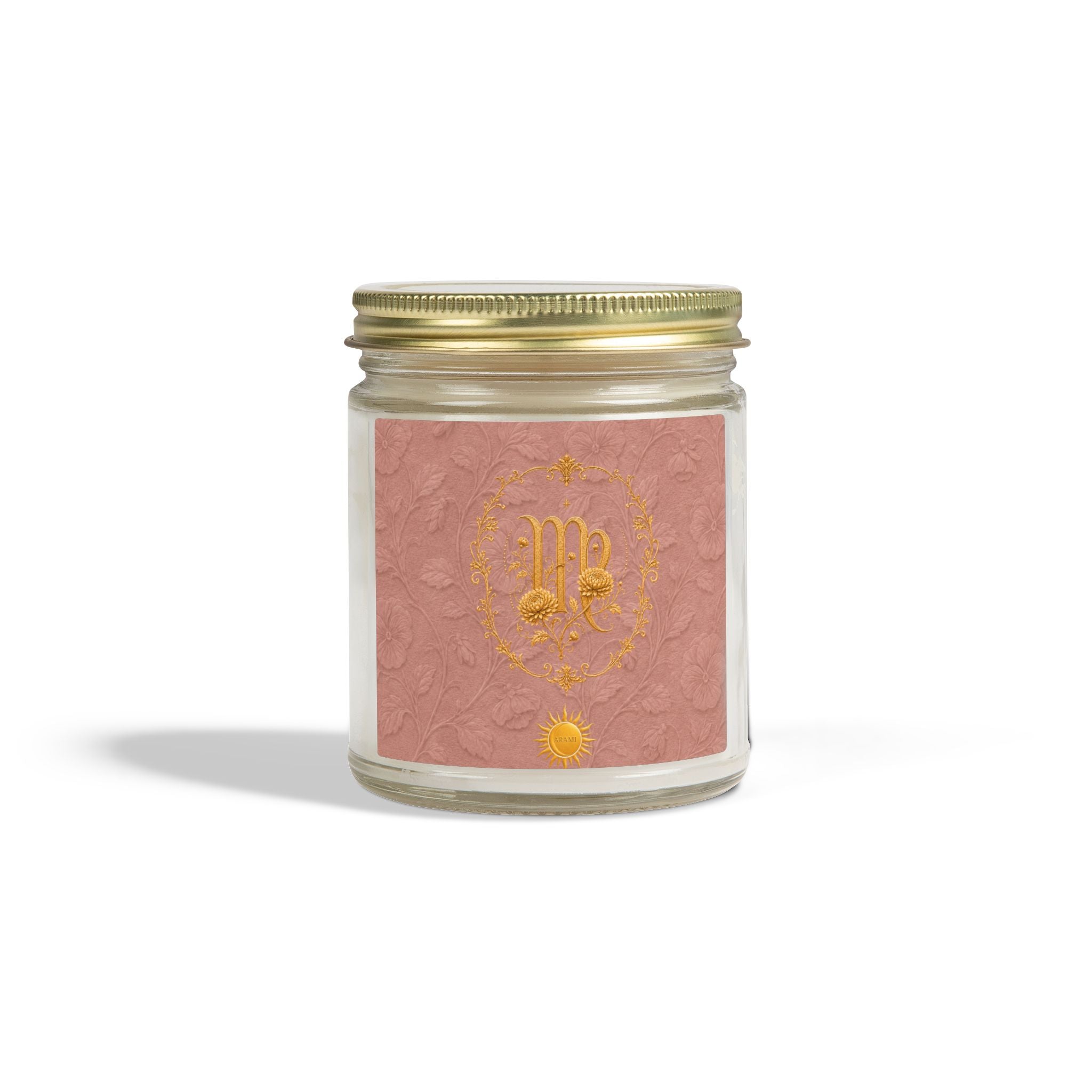 Virgo Emblem Candle | Coconut Wax Zodiac Candle