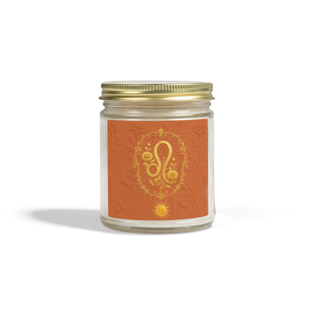Leo Emblem Candle | Coconut Wax Zodiac Candle